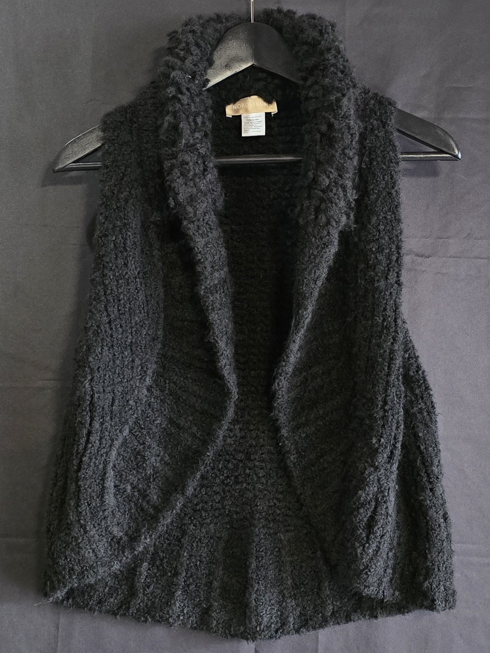 Nordstrom Women's Open-Front Bouclé Knit Vest